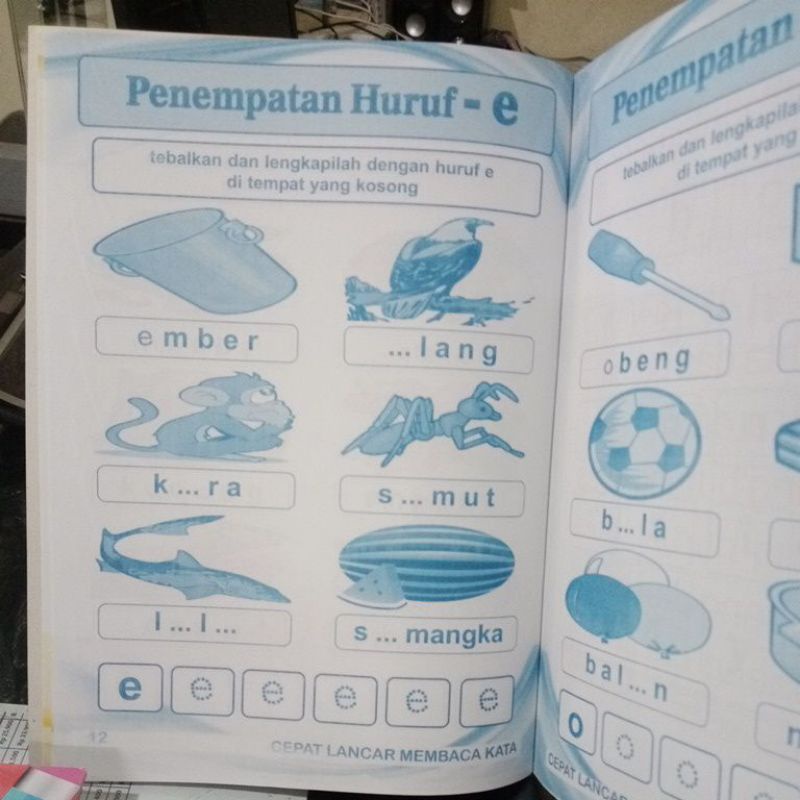 Buku Cepat Lancar Membaca Kata (21×29cm)