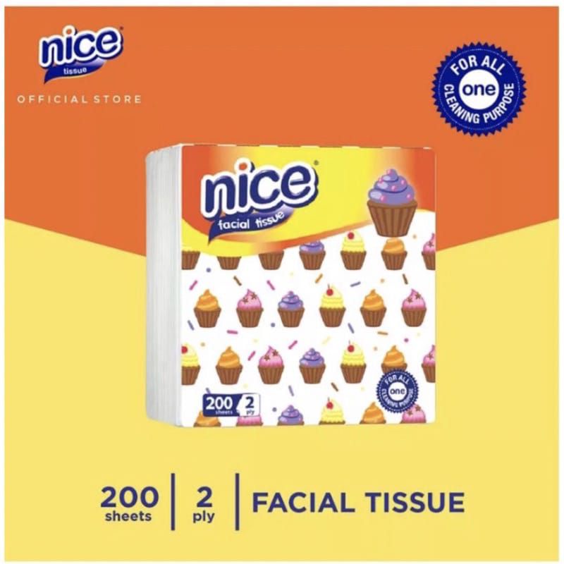Nice Pop Up 200 Tisu Kotak Kecil Facial Tissue 2ply