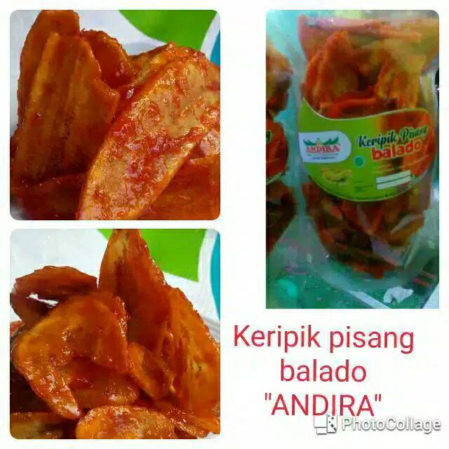 

Keripik Pisang Balado Andira