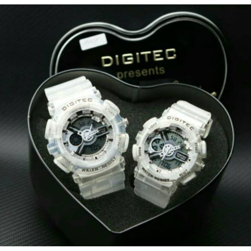 jam tangan terbaru Digitec couple cwo d.5cm. Cwe 4,5cm. 310rb