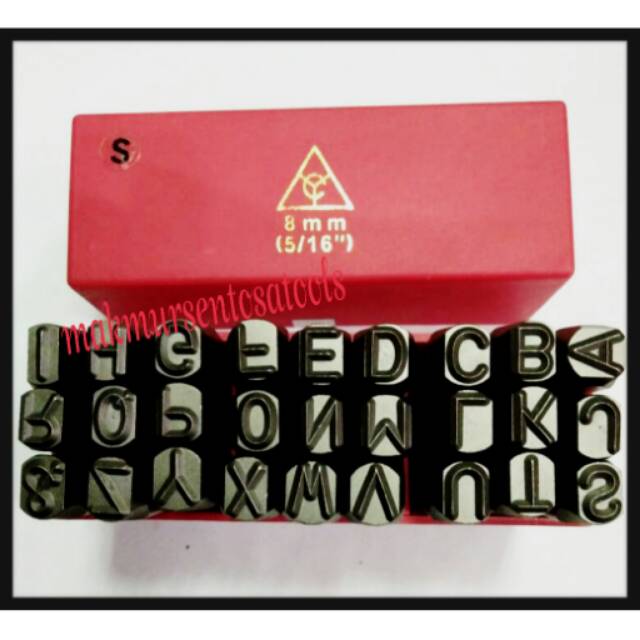 

HURUF KETOK/LETTER PUNCH 8MM TAIWAN