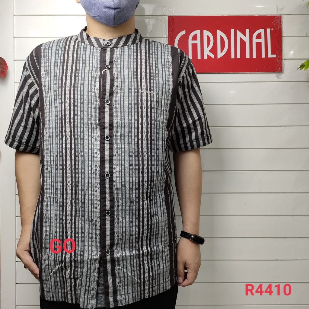 BB 2XL JUMBO CARDINAL KEMEJA KOKO Taqwa Pakaian Pria Original Baju Muslim Lengan Pendek