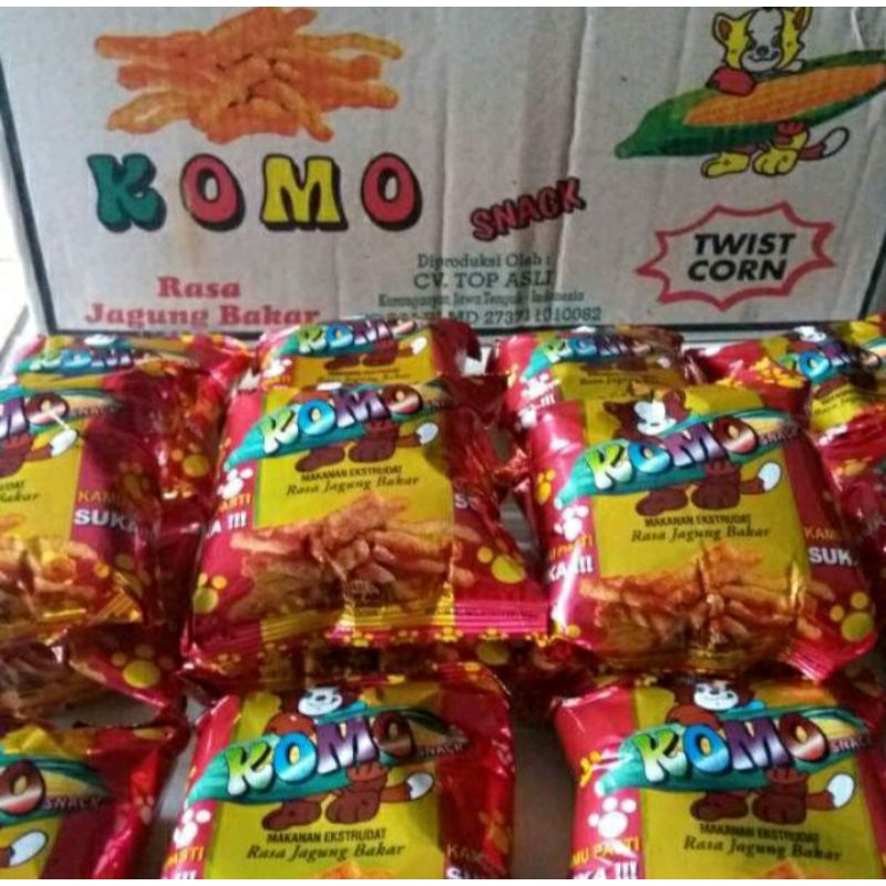 ciki komo/snack komo 1 dus isi 40 pcs