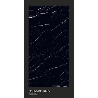 GRANIT QUADRA BIG SLAB Marquina Nero 320x160