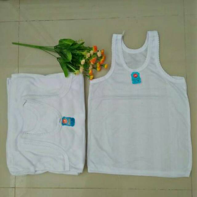 6pcs XL kaos dalam anak tk,sd/kaos singlet anak cewek cowok/kaos dalam putih