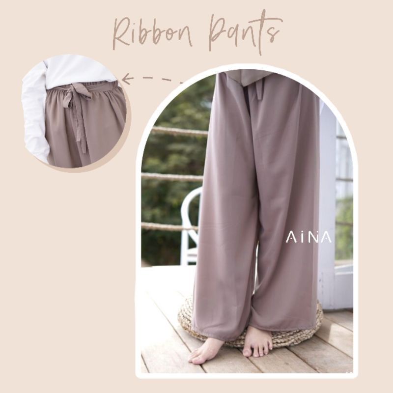 [BISA COD] KULOT RIBON PANTS/ CELANA / KULOT