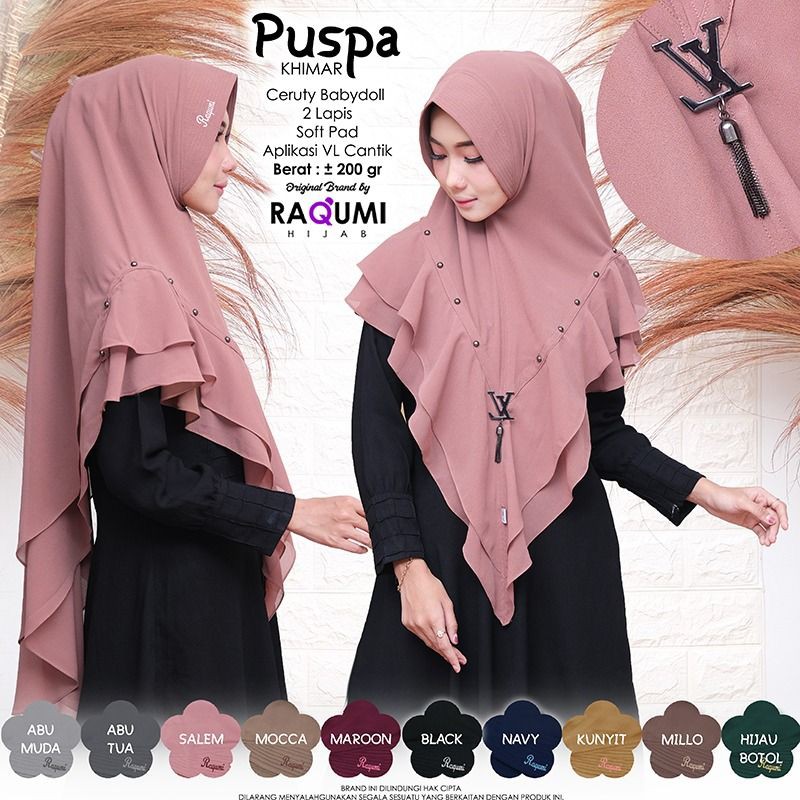 [original raqumi] PUSPA KHIMAR