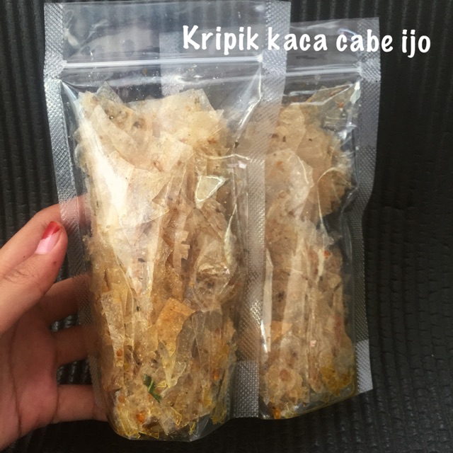 

Kripik kaca cabe ijo