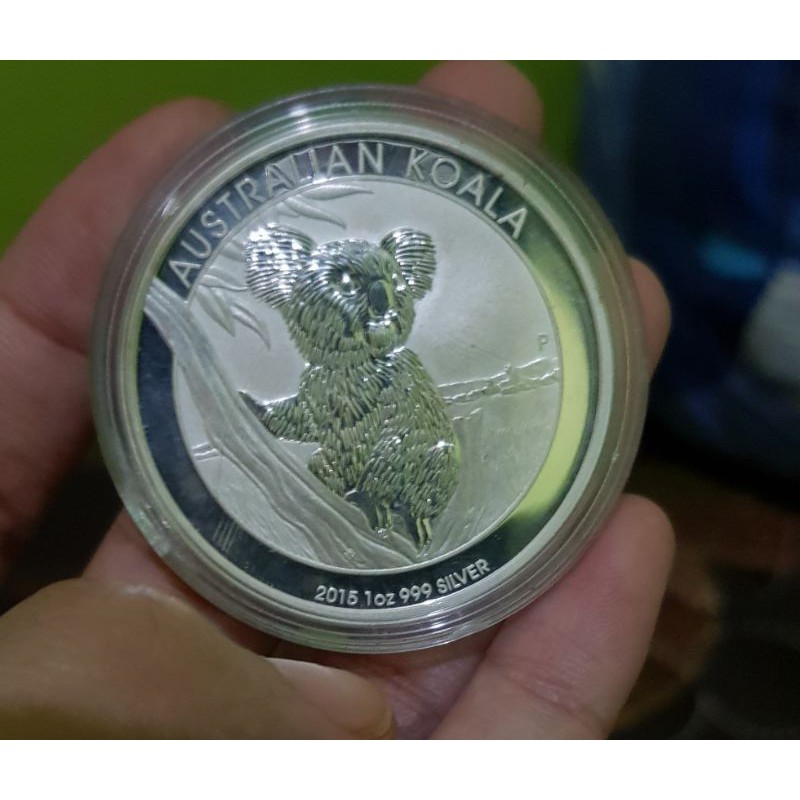 Koin Perak Australia koala 2015 1 Oz