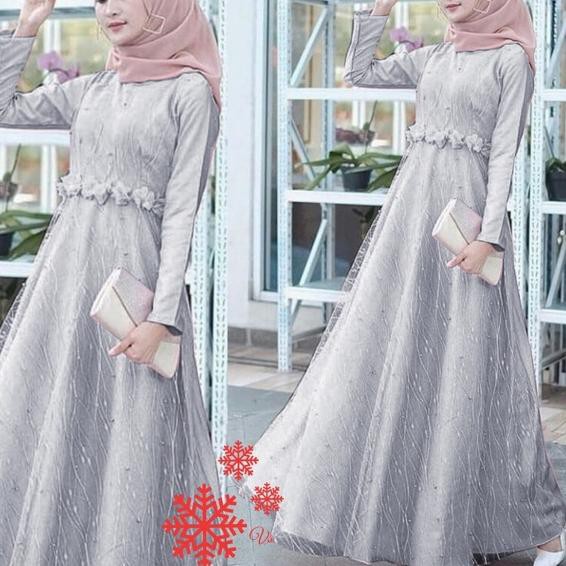 Trending>280 MAXI ALOSIA DRESS GAMIS BRUKAT TULANG GLITTER KOMBI BALOTELI MUTIARA 7 WARNA Fast Pengi