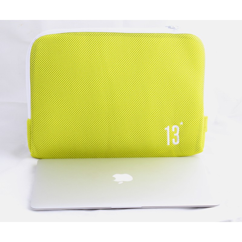 Tas Laptop / Macbook Softcase Sleeve Diniwell 15 16 inch - hijau neon