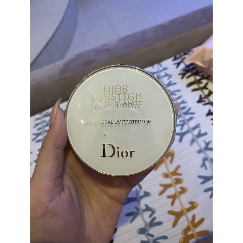 dior prestige light in white & le cushion teint de rose