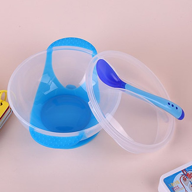 Mangkok makan anak bayi balita mpasi silikon karet silicone set mangkuk alat makan