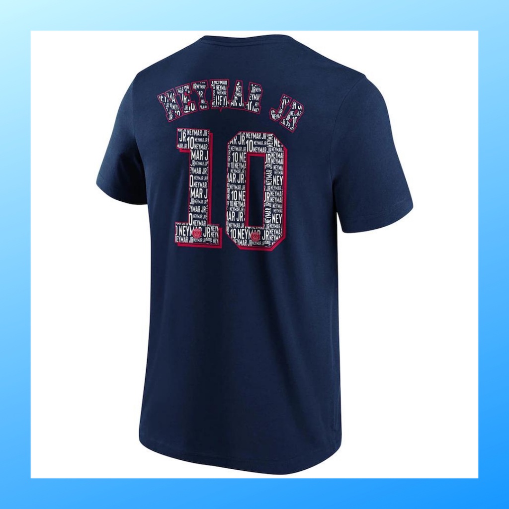 Kaos distro pria katun combed PSG baju atasan wanita dewasa t-shirt vintage outfit premium casual suit pakaian paris saint germain merchandise oneck oblong lengan pendek apparel kombed 24s neymar navy K004