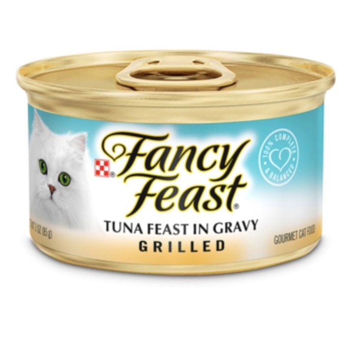Fancy feast cat food tuna feast in gravy grilled 85 gr
