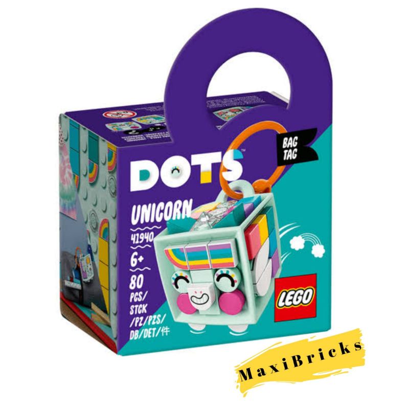 LEGO Dots 41940 Bag Tag Unicorn