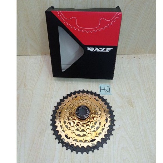 Sprocket Raze 8 speed 42T 11-42T Gold