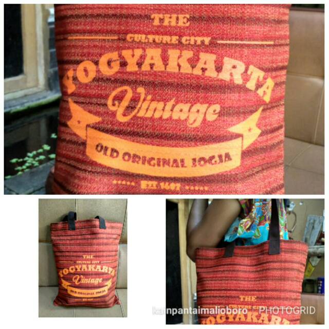 TAS TOTEBAG WARNA KHAS JOGJA