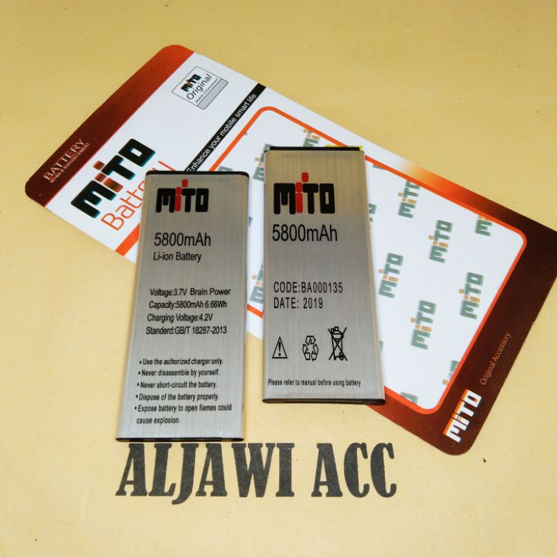 BATERAI MITO A17 FANTASY X BA000135 BA-00135 Battery Hp Mito A17 Fantasi X