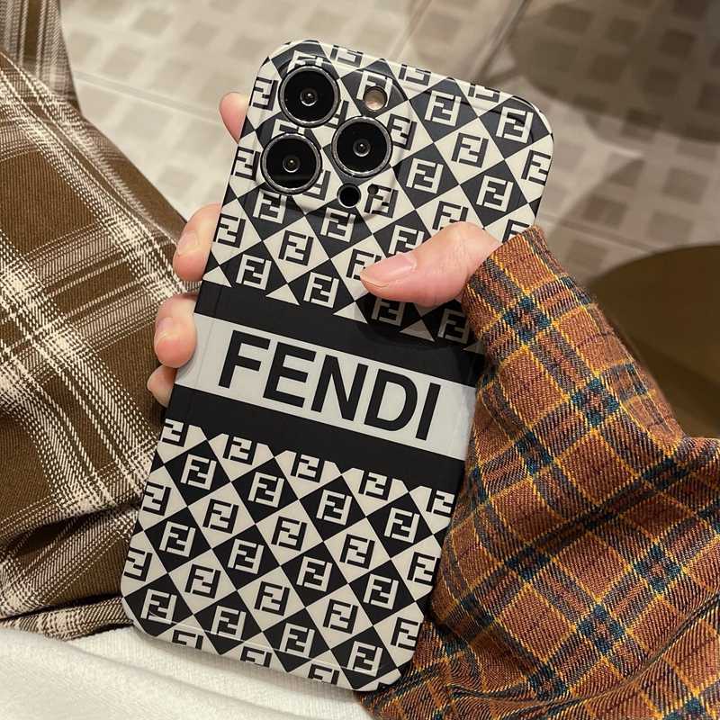 Casing Silikon Motif Logo FENDI Untuk IPhone 7 8 Plus XR XS Max SE 11 Pro Max 12 13 Pro Max