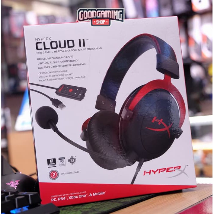 Hyperx cloud ii звуковая карта