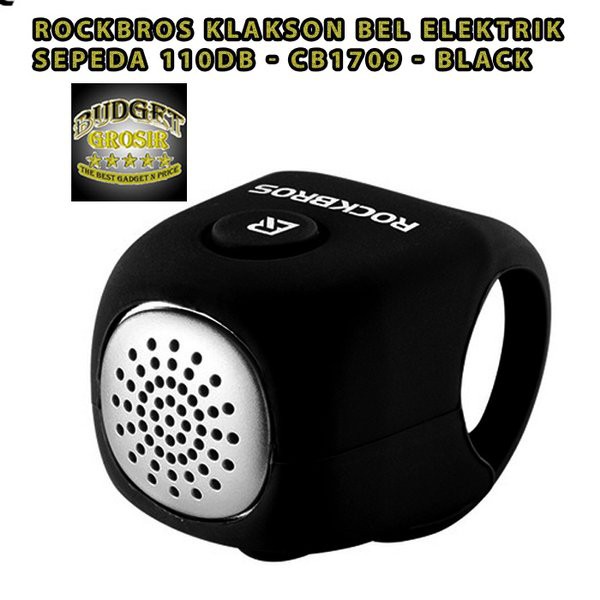 Klakson Bel Elektrik Sepeda 110dB - CB1709 - Black--Rockbros