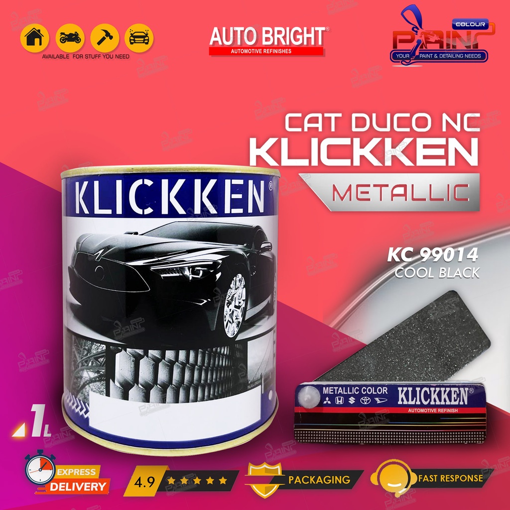 Cat Duco Metallic KLICKKEN METALLIC - KC 99014 COOL BLACK