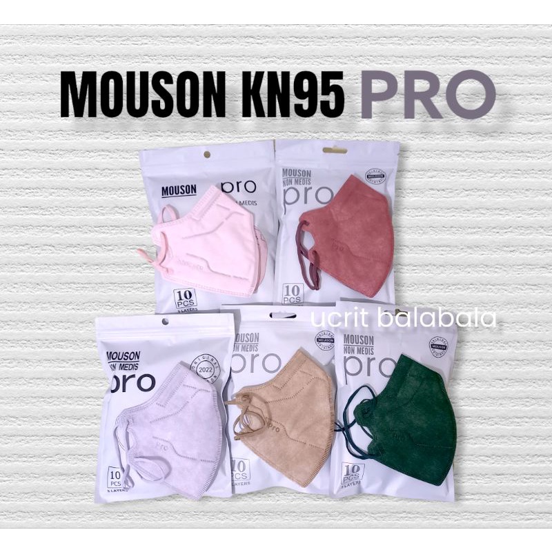 [ MOUSON ] MASKER MOUSON PRO KN95 5 PLY ORIGINAL MOUSON KN 95 PRO