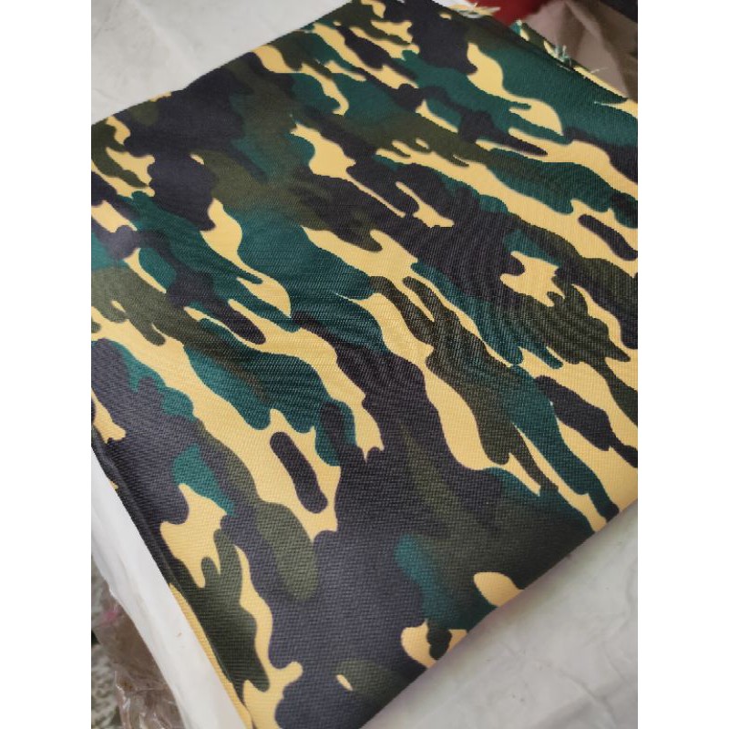 bahan kain semi kaos loreng jersey tebal bee hijau gulungan yard celana santai baju olahraga