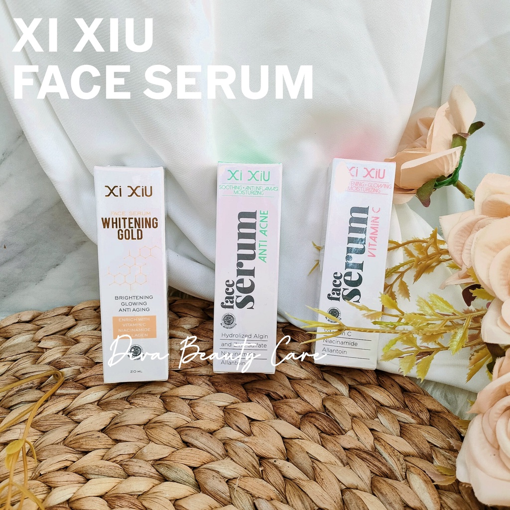 SERUM XI XIU ANTI AGING/ SERUM WHITENING GOLD XI XIU/ SERUM VIT C XI XIU BPOM/ SERUM WAJAH XI XIU