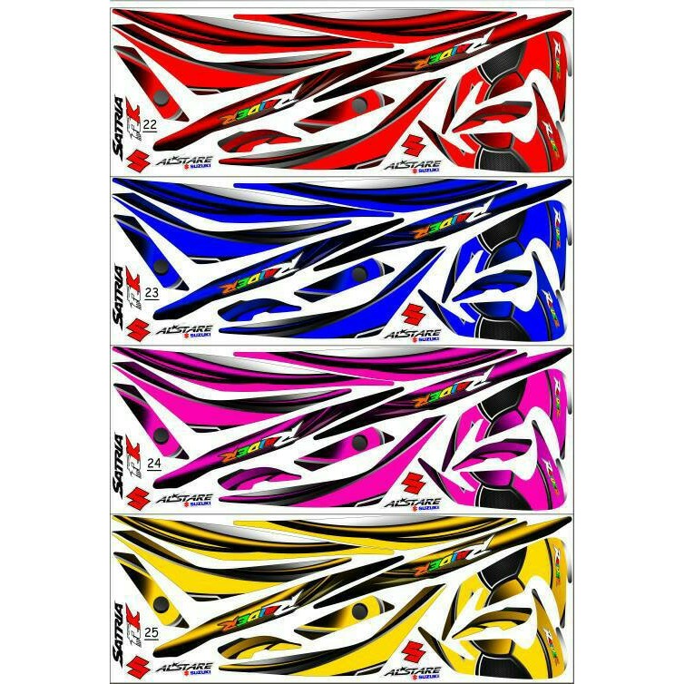 Sticker / Striping Variasi Thailand Satria Fu BARONG (2008-2013) f269