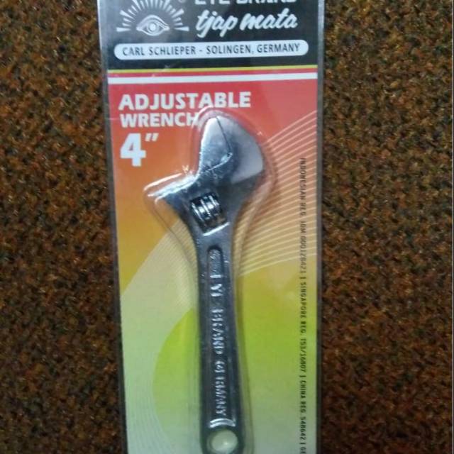 Kunci Inggris 4" Tjap Mata