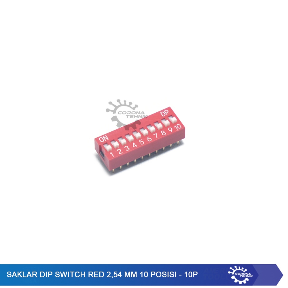 DIL Switch - Pitch Pin 2.54 mm - Saklar Dip Switch Breadboard