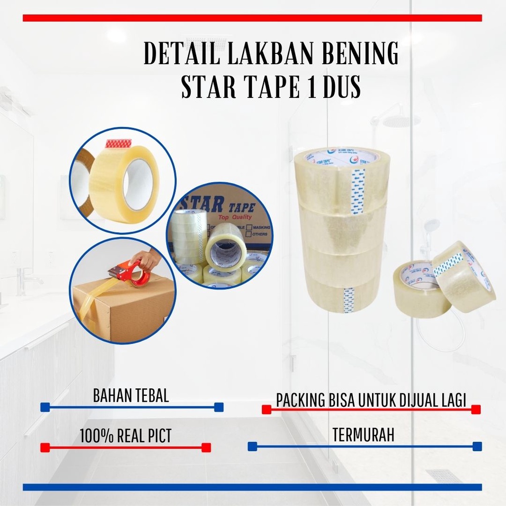 (1 DUS) LAKBAN Bening SOLASI 90 YARD TERMURAH 24 MM HARGA PERDUS ISI 144 Pcs