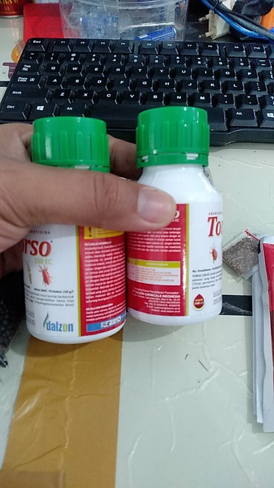 Insektisida Akarisida Torso 150 Ec 100 Ml Anti Kutu Hama Cabe Thrips Tungau Aphids Mites