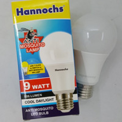 Hannochs - Bola Lampu LED Anti Nyamuk - 9 watt - 2 pilihan Kegunaan