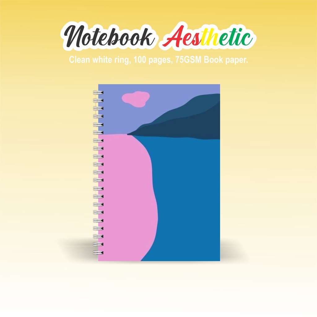 

Notebook Aesthetic BOOKPAPER GRID/KOTAK2#DOTTED/TITIK2#BLANK/POLOS#GARIS/LINE