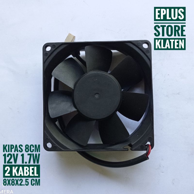 Kipas fan 8cm 12V 1.7W Sunon buat coolingfan aquascape pendingin radio