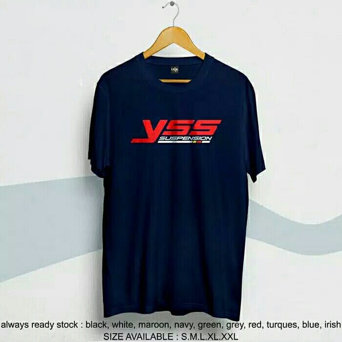 kaos distro yss suspension motor / baju racing yss suspension