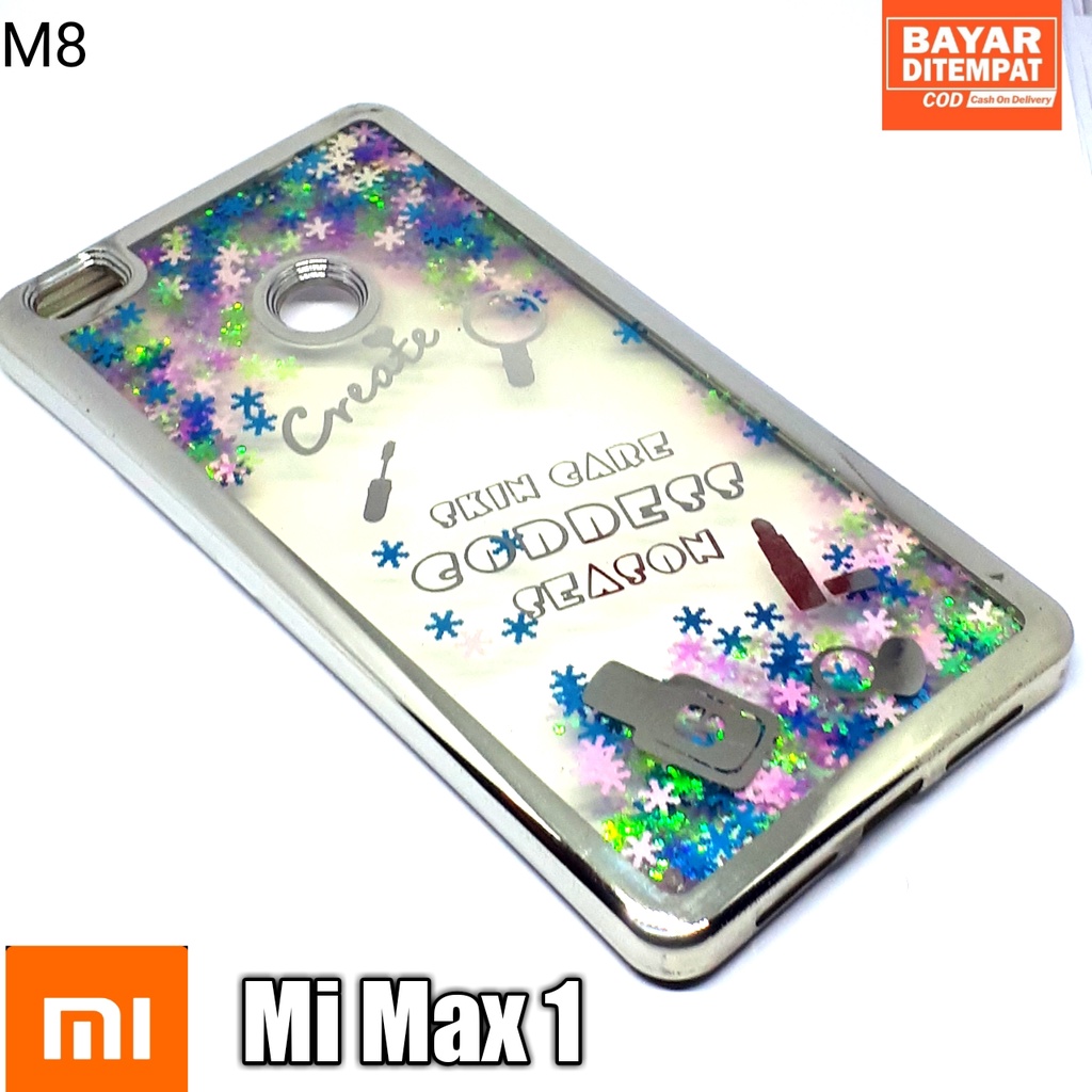 Case water gliter shinning chroom xiaomi mi max 1