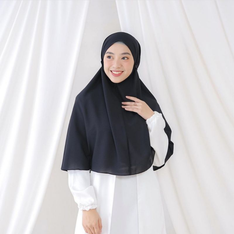 Bergo Maryam Ukuran Besar/Jumbo -+75x90 Diamon Premium
