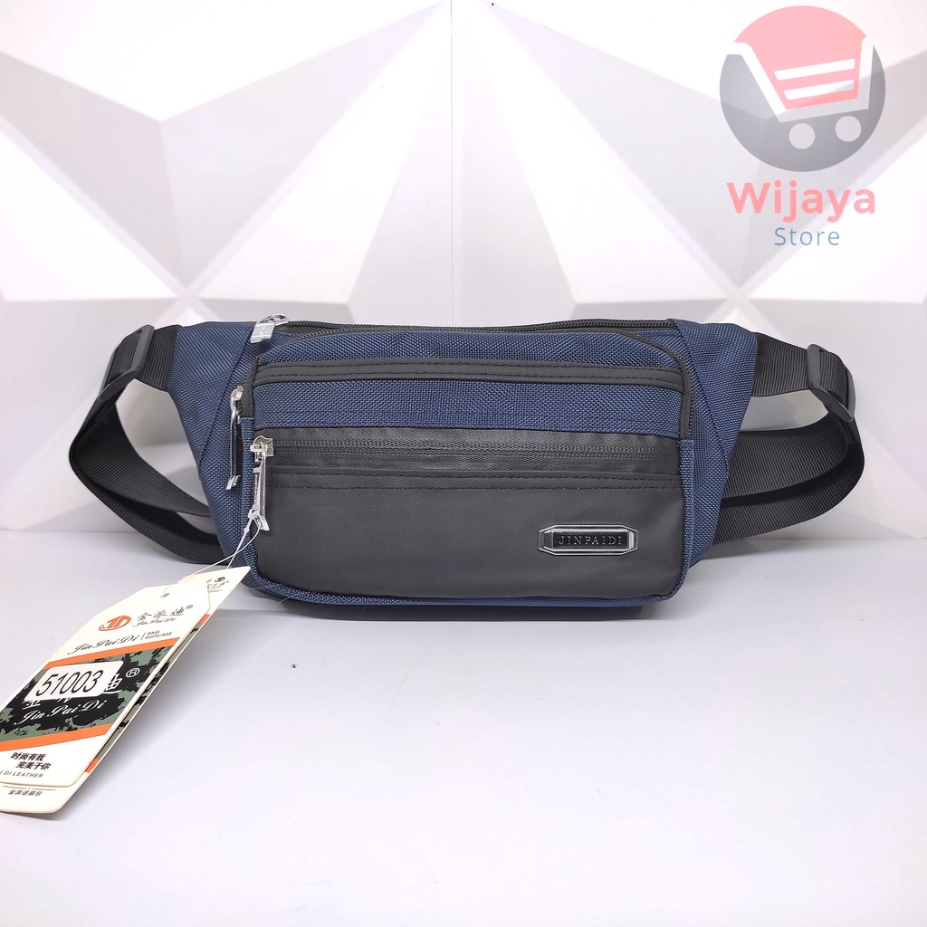 JINPAIDI Tas Selempang Pria yang Trendi dan Fungsional Waistbag Import Premium Quality