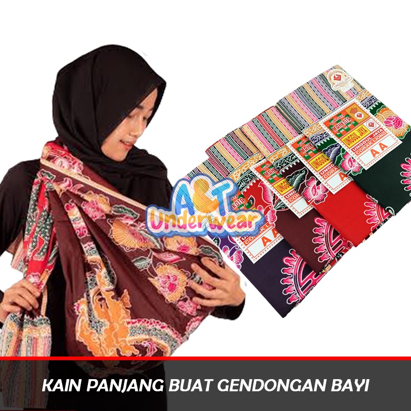 AT173-Kain Panjang Gendongan Bayi MJAA kain batik Selendang