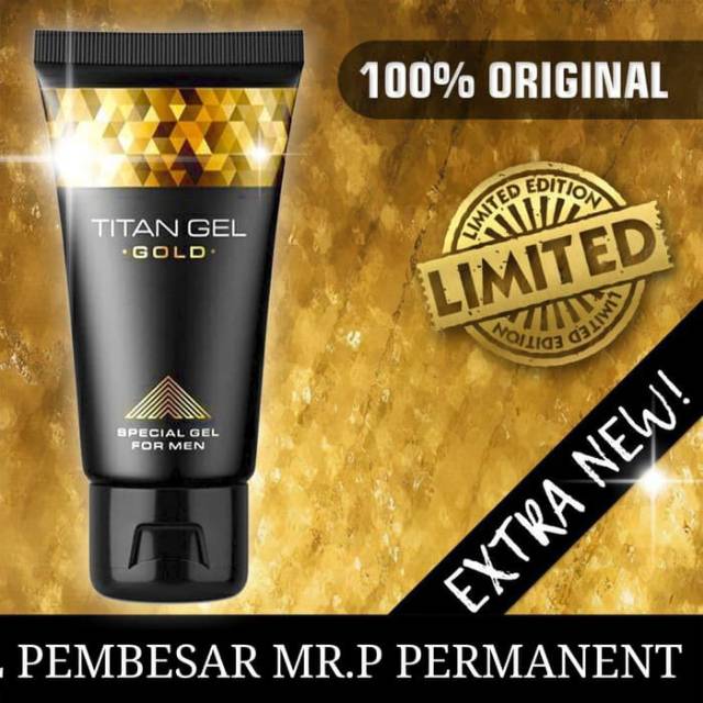 Titan gel gold asli