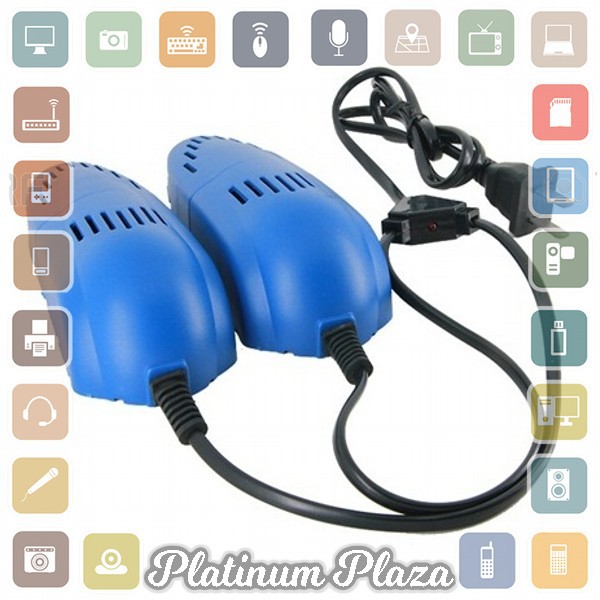 Pengering Sepatu Elektrik 10W 220V US Plug - Blue`7G70JB-