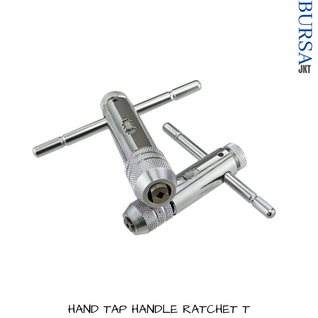 HAND TAP T STANG GAGANG RATCHET ADJUSTABLE TAP WRENCH M3 -M12 PEMBUAT DRAT