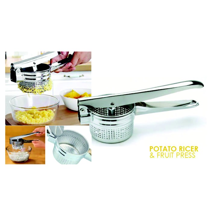 POTATO RICER AND FRUIT PRESS / Press Kentang press dan Buah Pelumat