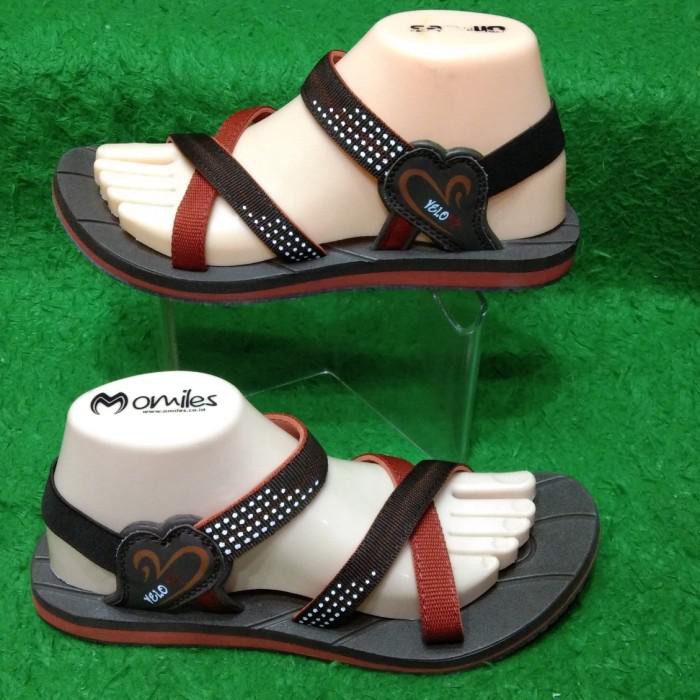 HAFSA2018 SENDAL NIKITA TALI SENDAL GUNUNG WANITA - MERAH BATA, 36