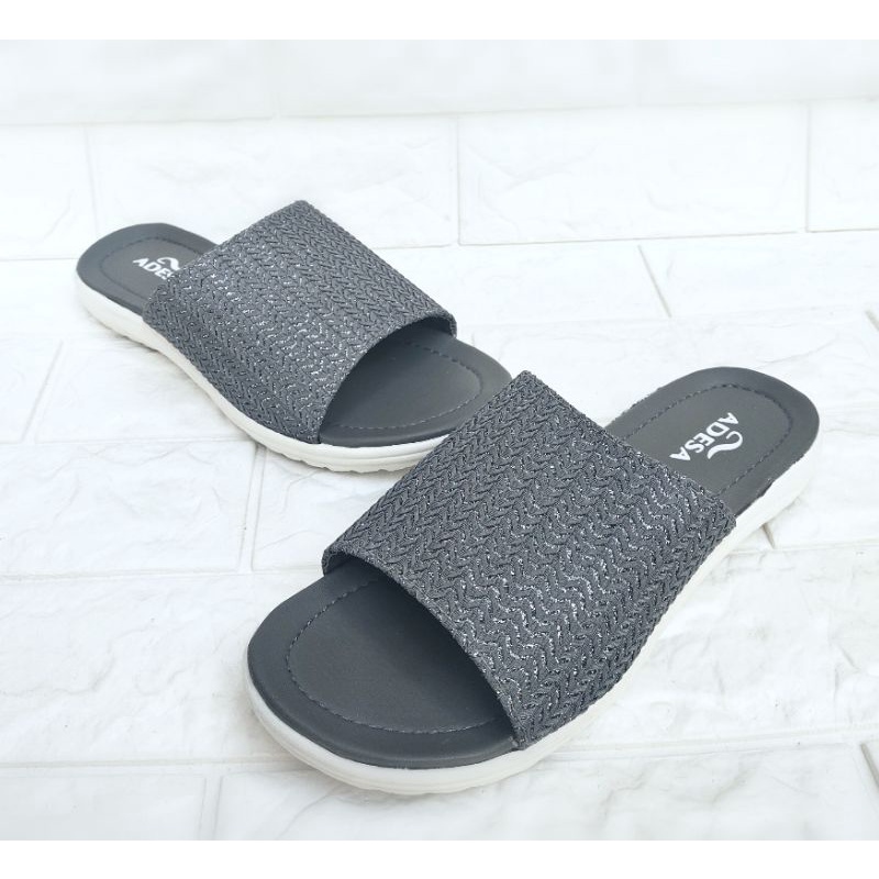 Sendal Slop Wanita / Sandal Selop Cewek / Sandal Rajut Terbaru