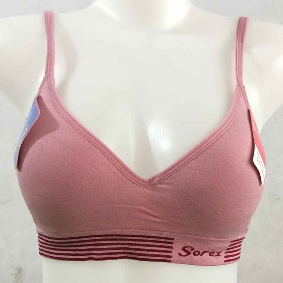 1 Pcs Bra BH SOREX 65003 - Sport Bra Casual Comfort Tanpa Kawat